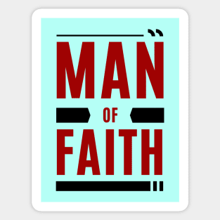 Man of Faith | Christian Sticker